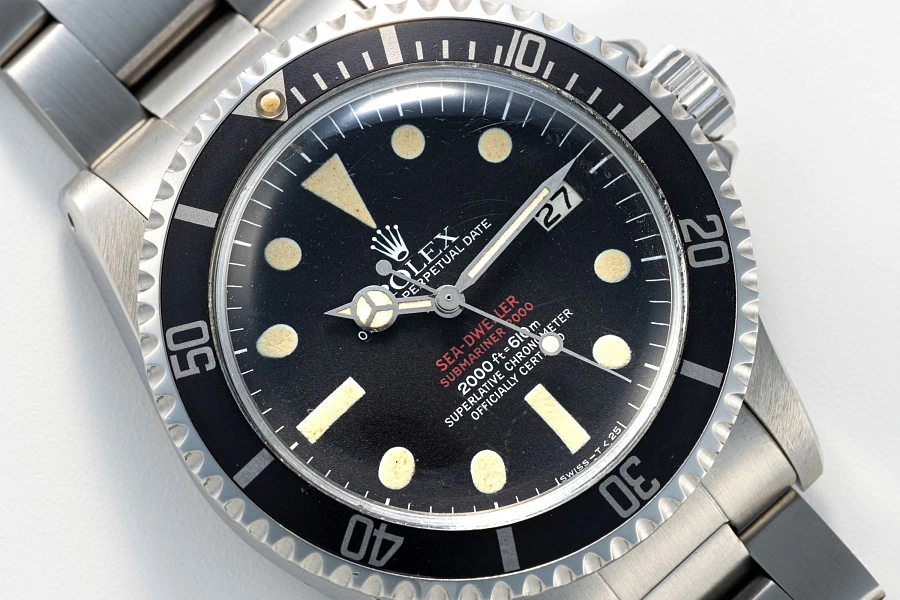 Sea-Dweller 'Double Red' Ref. 1665 in Stainless Steel