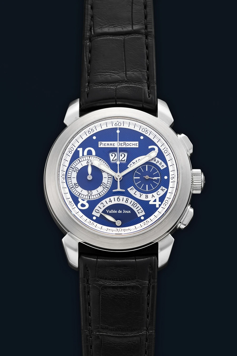 Grand Cliff Flyback Chronograph  in Stainless Steel