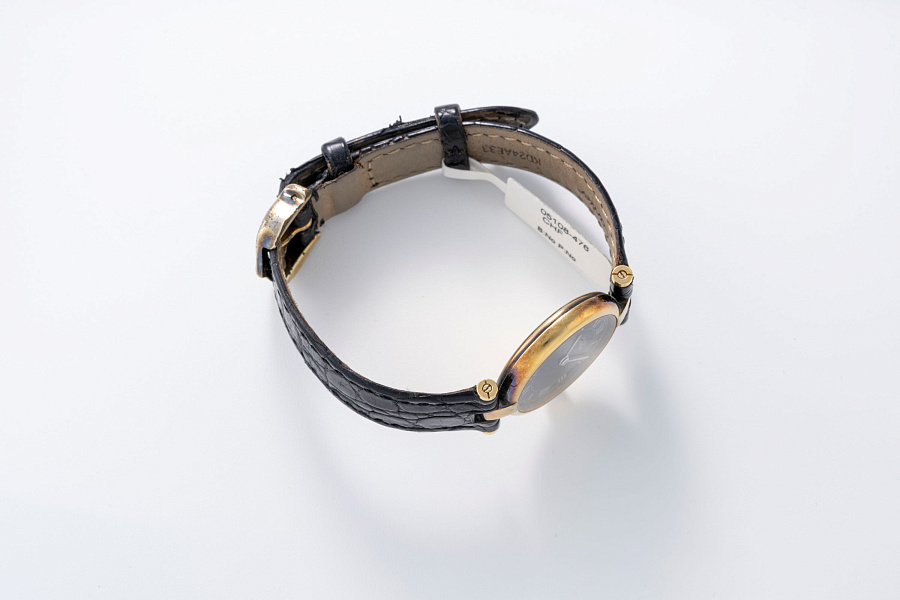 Must de Cartier Vermeil with Black Dial