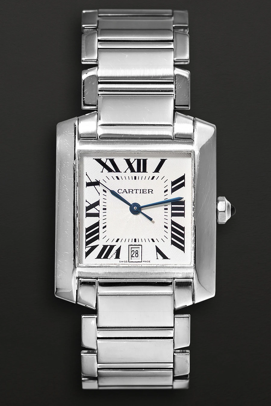 Tank Française de Cartier White Gold