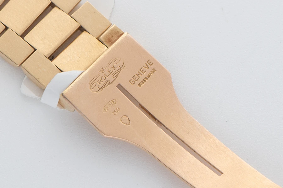 Day-Date Ref. 18038 with 'Ruby String Dial' in 18k Yellow Gold