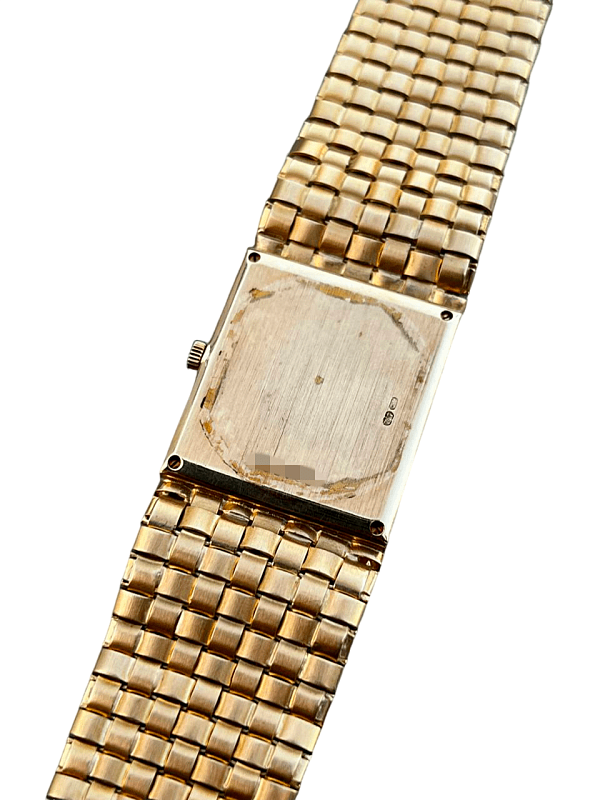 Vintage 33030 in 18k Yellow Gold with Onyx Dial