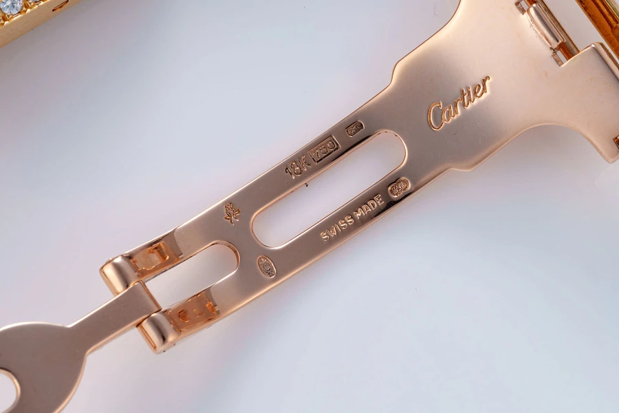 Tank Américaine Ref. 1735 in 18k Rose Gold with Diamonds