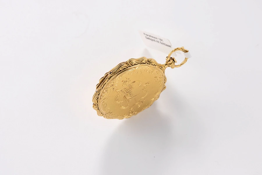 French Pocket Watch in 18k Yellow Gold