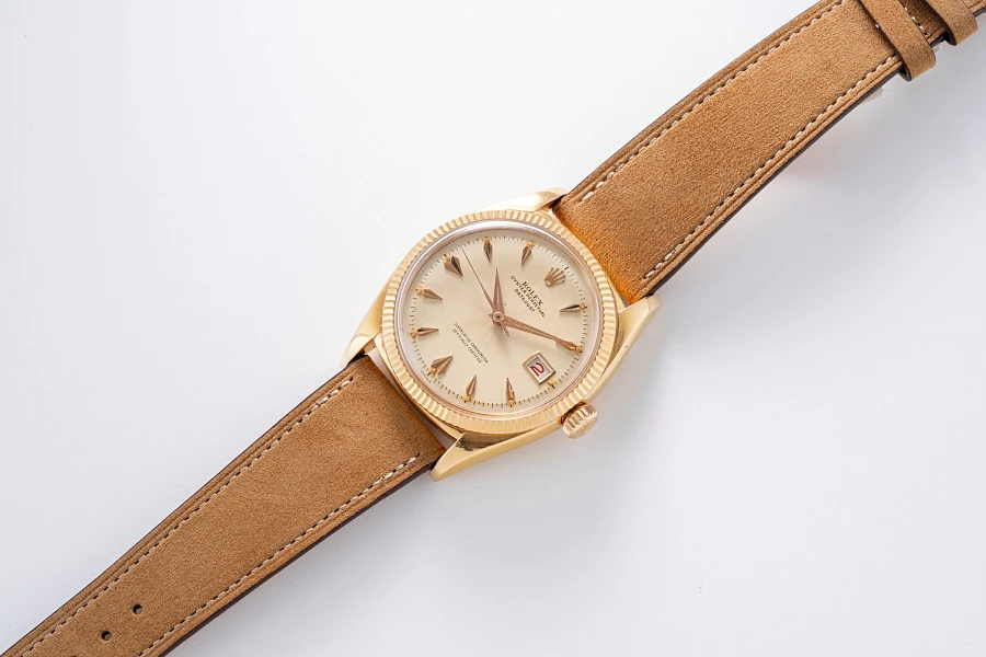 Datejust Ref. 6605 in 18k Rose Gold