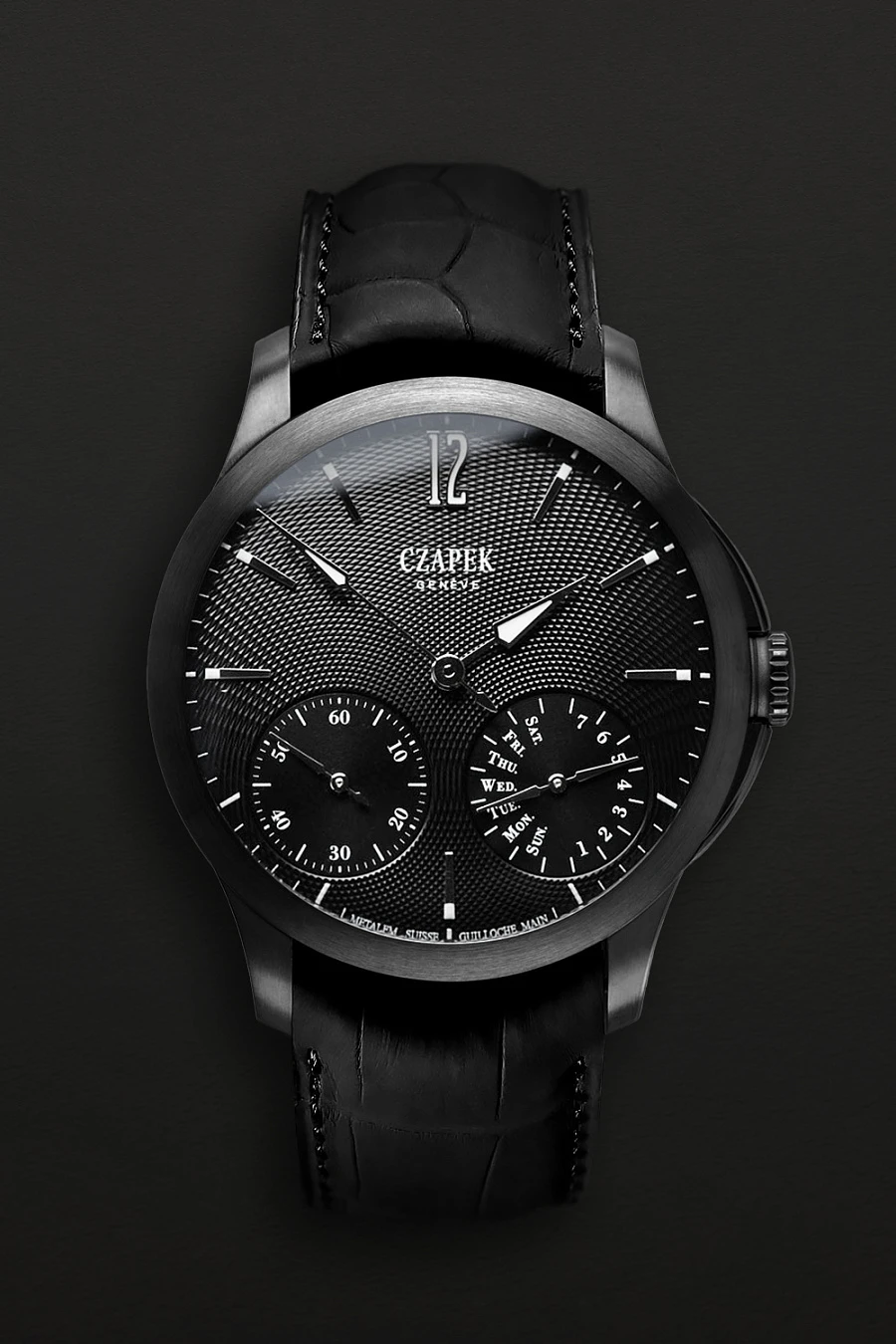 Quai Des Bergues ‘Black Prince Guilloche Ricochet’ Limited Edition 15