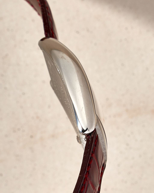 Cintree Curvex Double Heure Sautante Phase de Lune Platinum Manual Wind