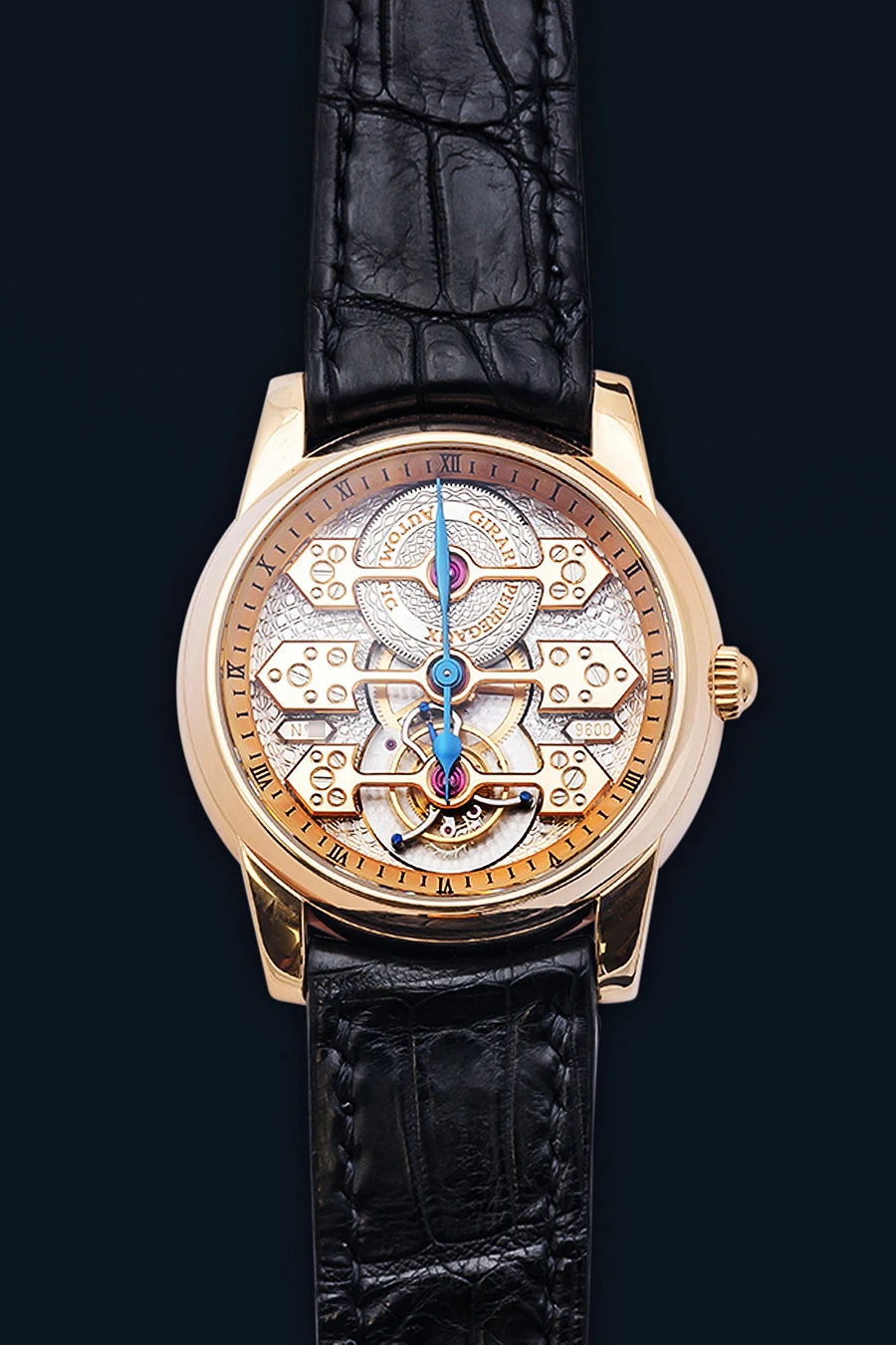 Haute Horlogerie Tourbillon With Three Gold Bridges