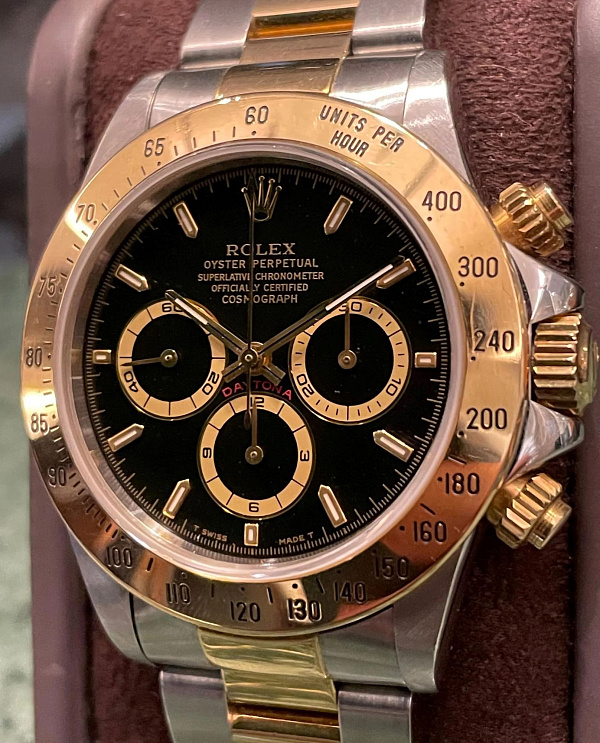 Cosmograph Daytona 16523 Steel & Gold Never Polished