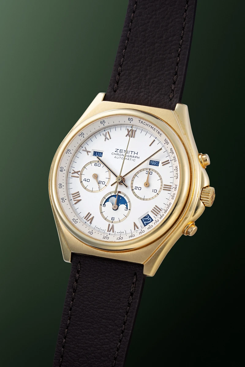 El Primero Calendar Ref. 30.0160.418 in 18k Yellow Gold