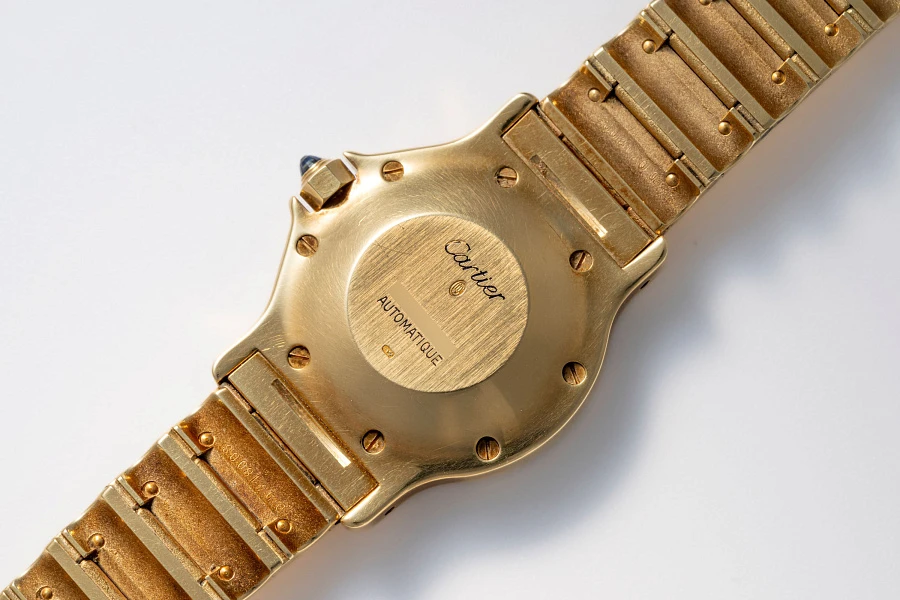 Santos Octagonal Ref. 2965 in 18k Yellow Gold