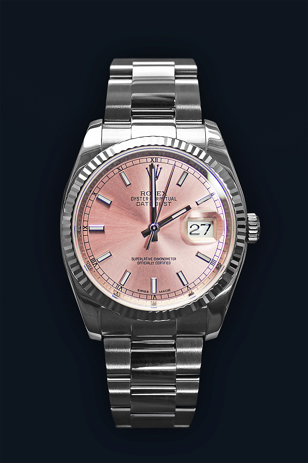 Datejust 36 ‘Rolesor Gris’ 116234 Pink Dial