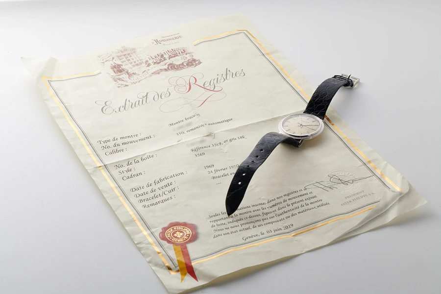 Automatic Calatrava Ref. 3569 in 18k White Gold