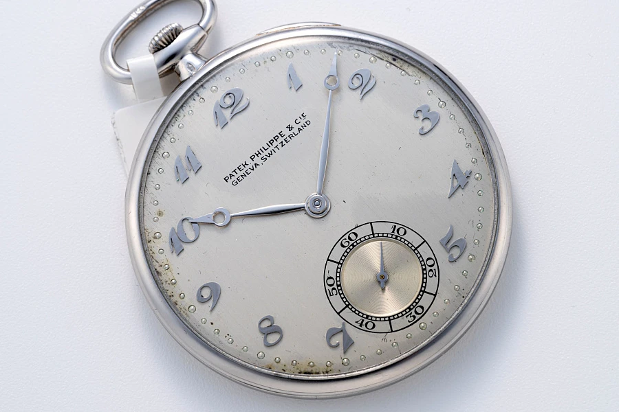 Pocket Watch with Breguet Numerals in Platinum