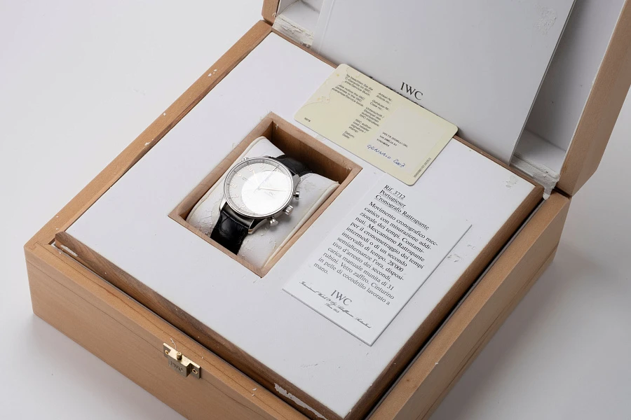 Portugieser Rattrapante Chronograph Ref. IW371202 in Stainless Steel