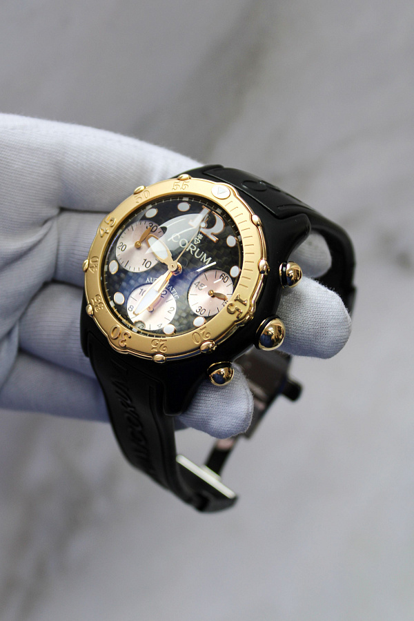 Bubble Chronograph XL Steel & Gold