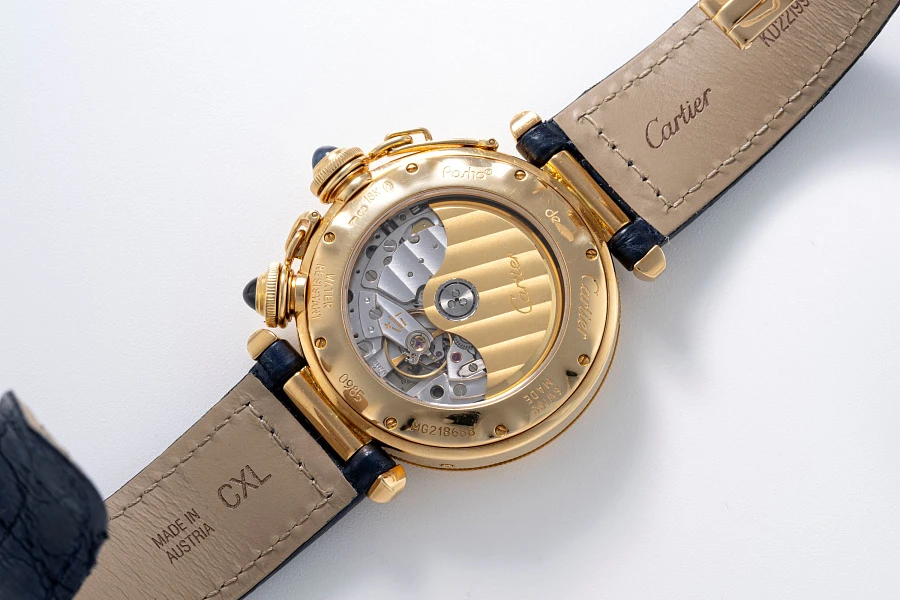 Pasha Calendar Ref. 0985 in 18k Yellow Gold