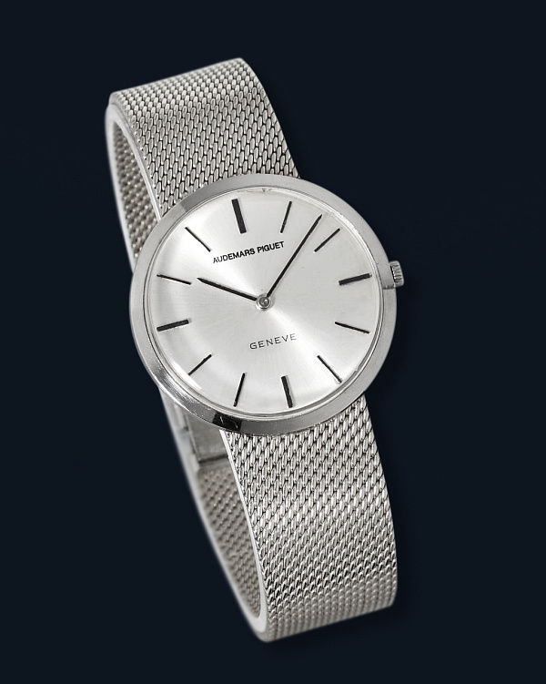 Vintage Dress Watch in 18k White Gold