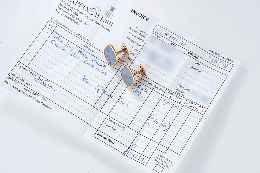 Ellipse Cufflinks in 18k Yellow Gold