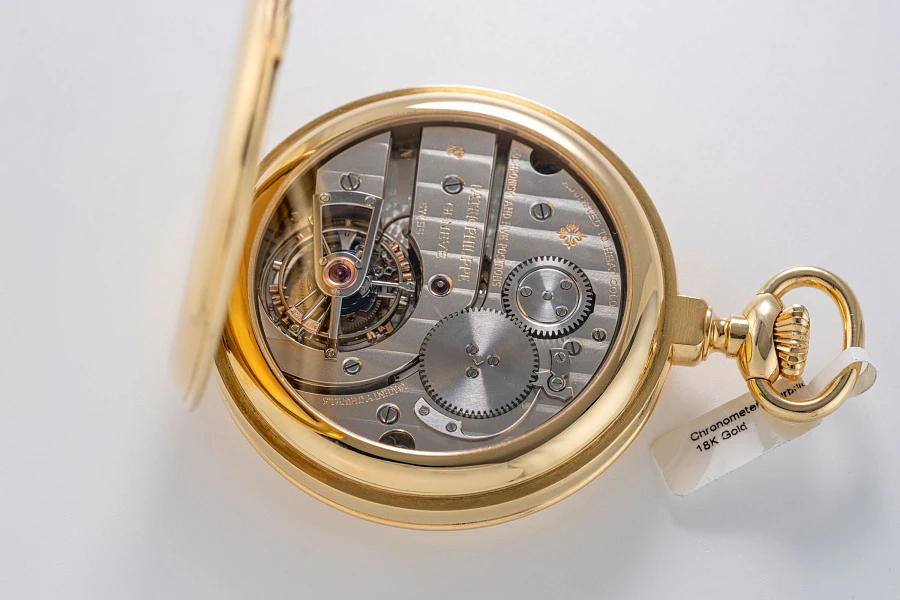 Obersvatory Chronometer Tourbillon Pocket Watch Ref. 966J in 18k Yellow Gold