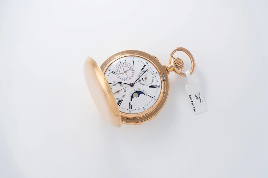 Minute Repeater Perpetual Calendar with Dead-Beat Seconds in 18k Rose Gold
