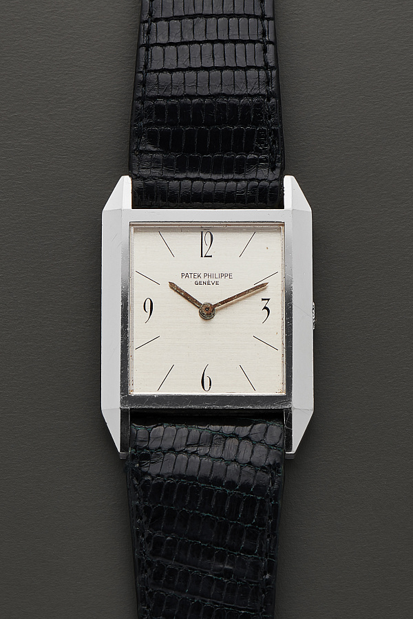 Rectangular Watch Ref. 3491 in 18k White Gold