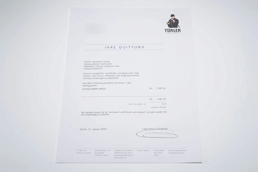 Elite Ref. 17.0125.650 in 18k Rose Gold