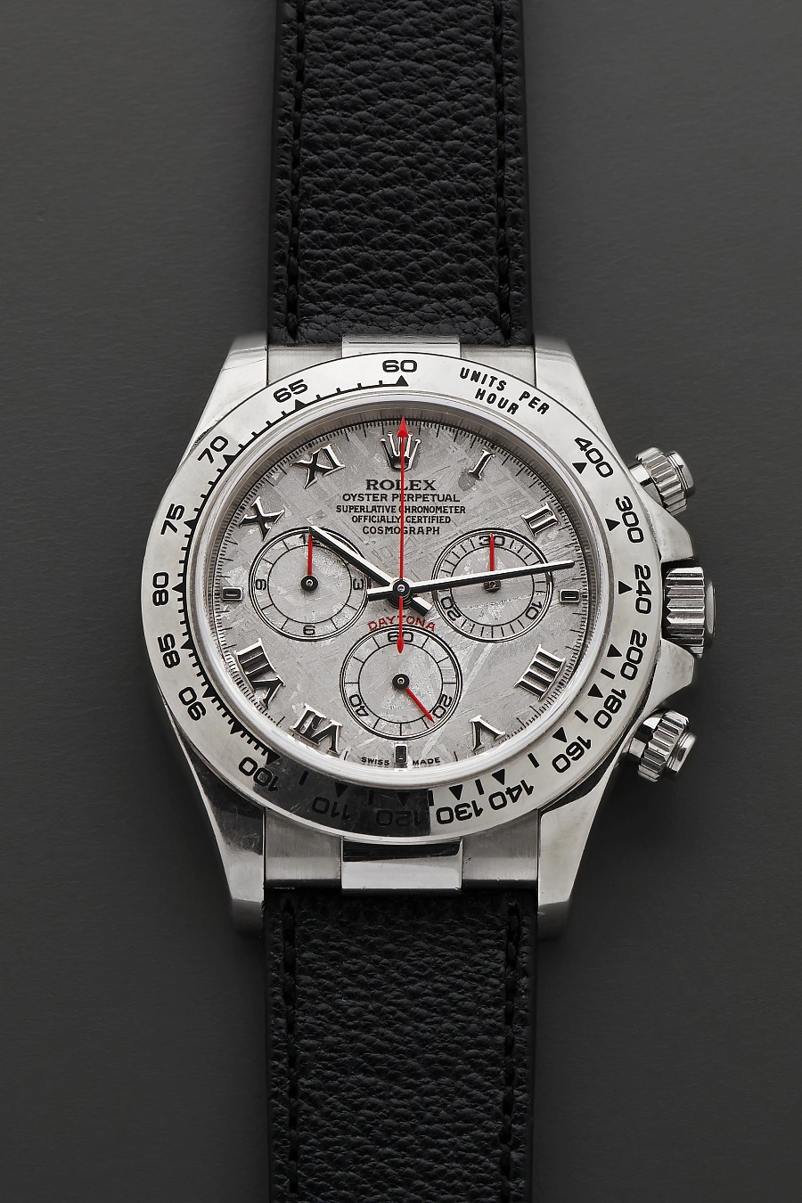 Daytona Meteorite 18k White Gold 116509