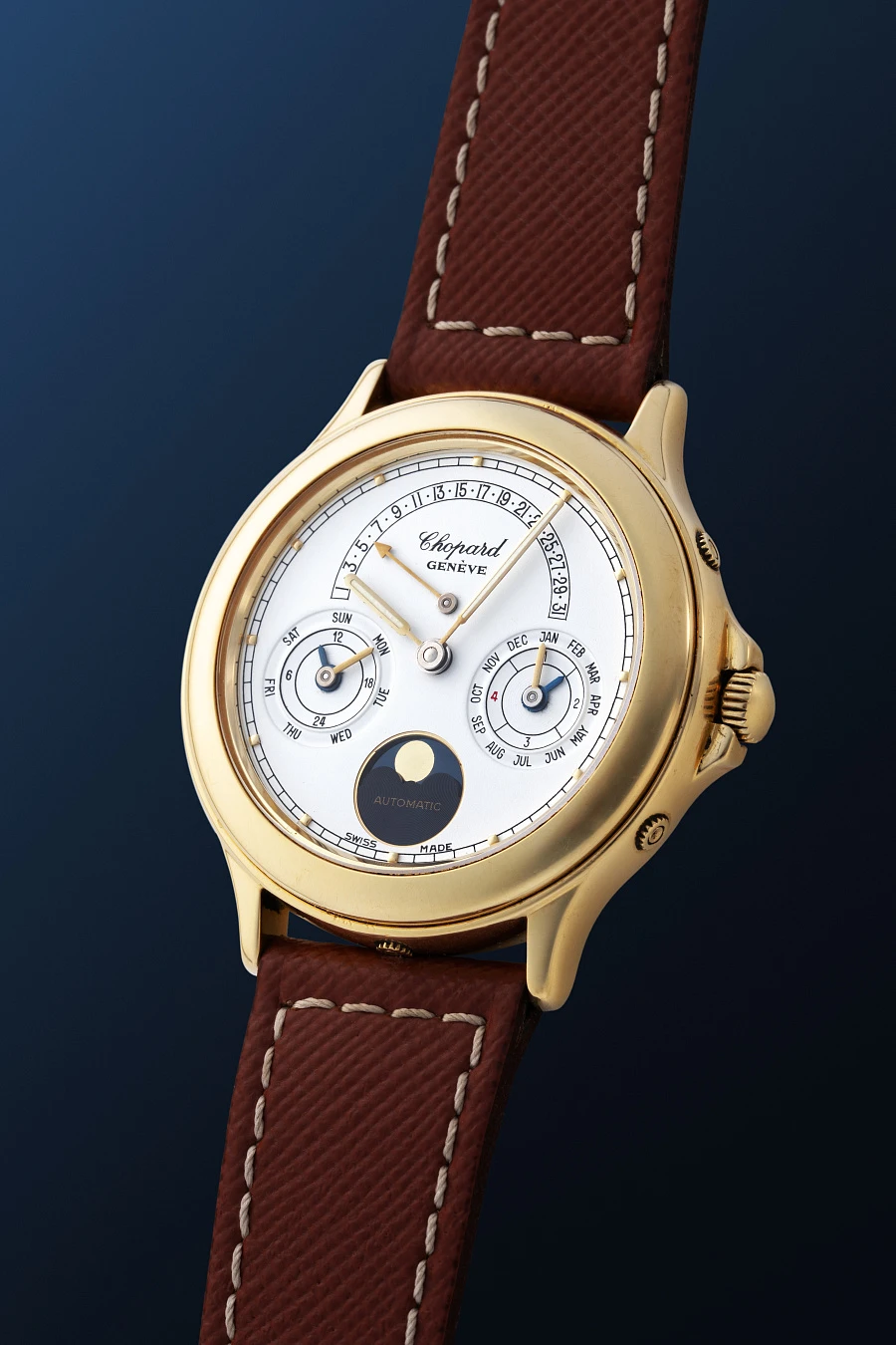 Perpetual Calendar Ref. 1165 Designed by Svend Andersen in 18k Yellow Gold