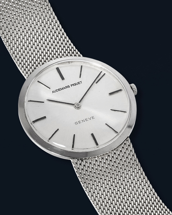 Vintage Dress Watch in 18k White Gold