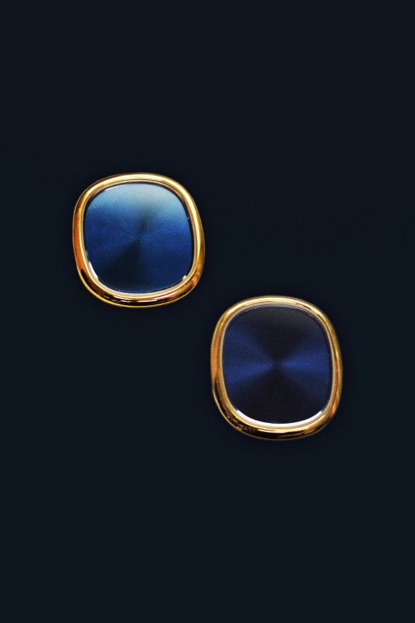 Golden Ellipse Cufflinks in 18k Yellow Gold 26.85 g