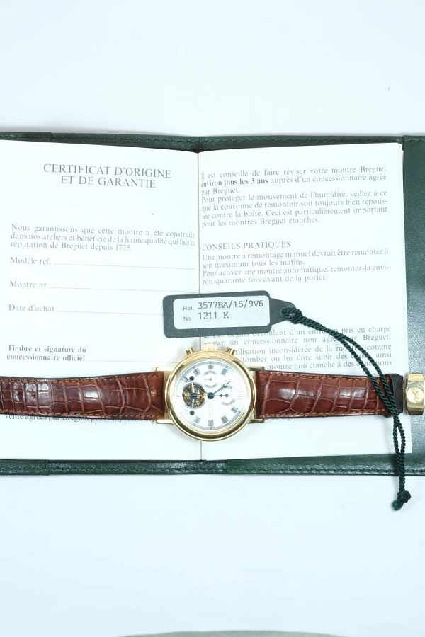 Classique Tourbillon Chronograph in Yellow Gold