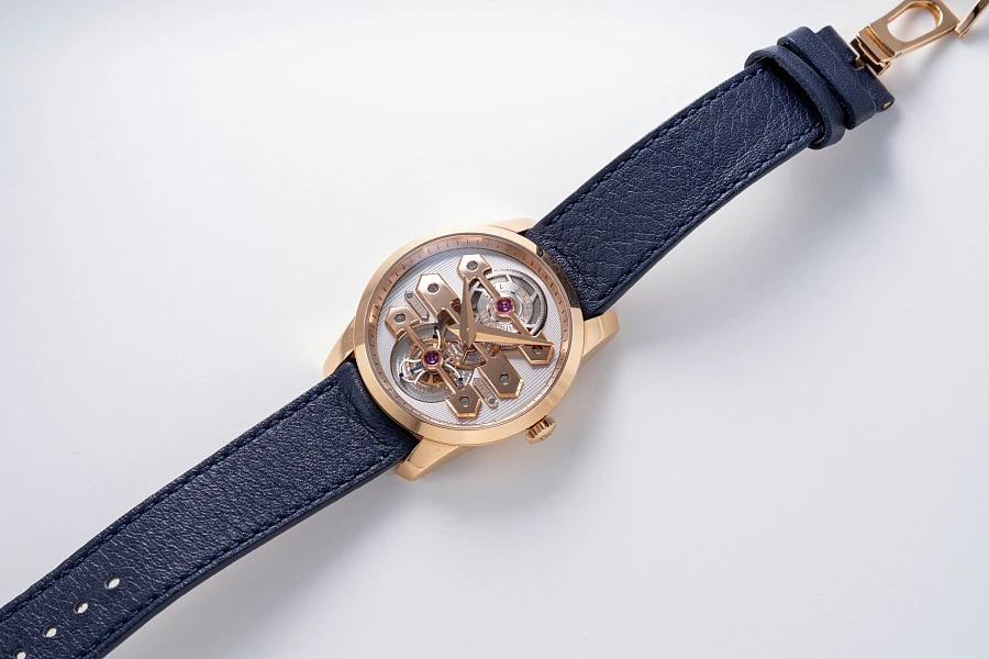 Three Bridges Tourbillon Ref. 99285 in 18k Rose Gold