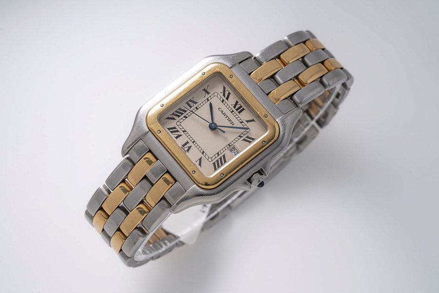Panthère Quartz Ref. 8395 in Stainless Steel and 18k Yellow Gold