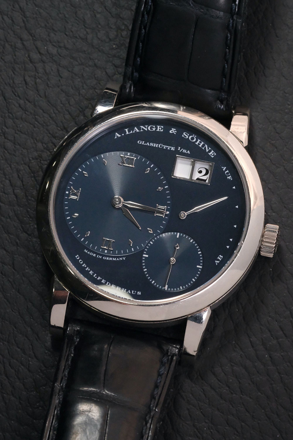 Lange 1 Blue Dial White Gold
