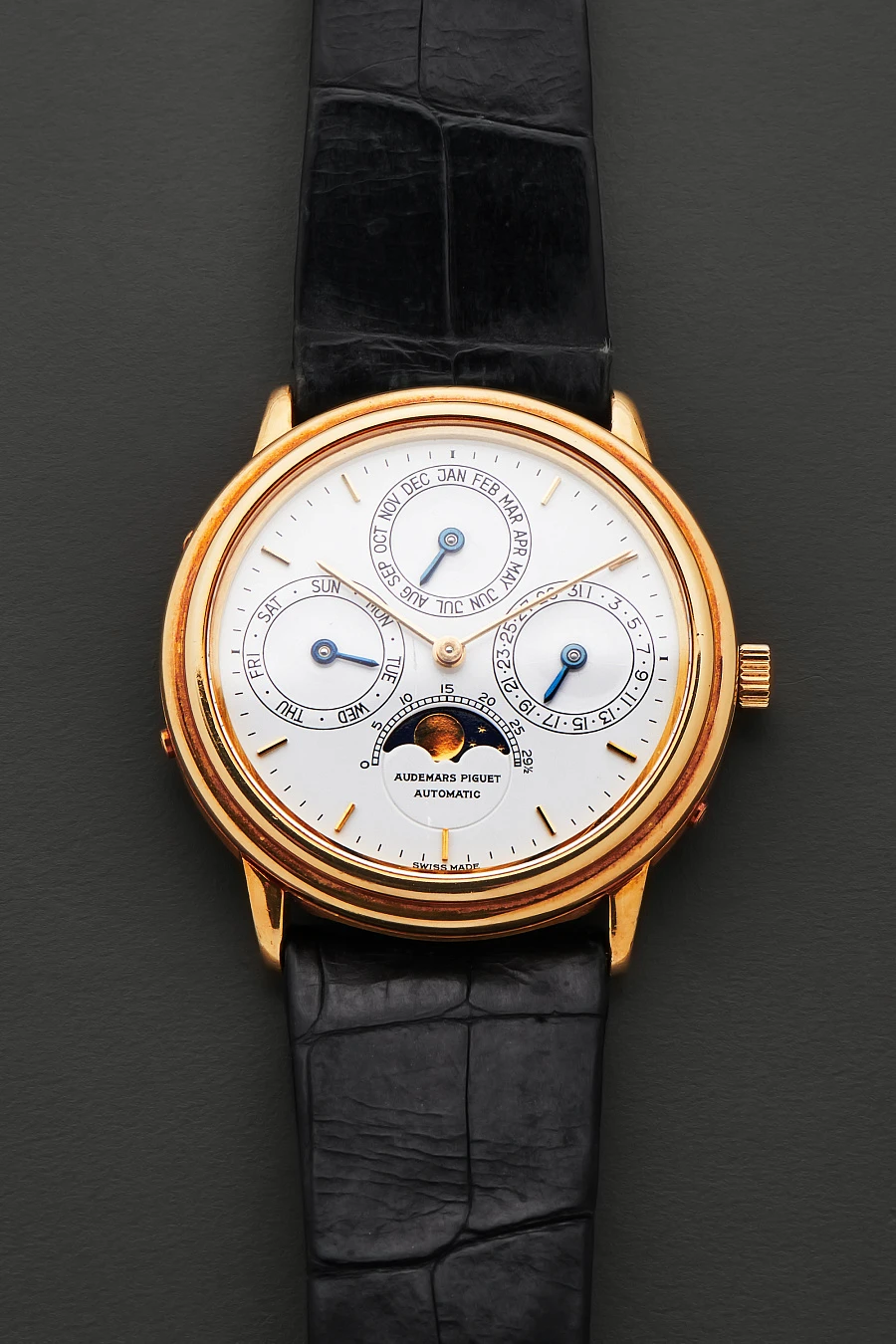 Quantime Perpetual Calendar Ref. 25657BA in 18k Yelow Gold