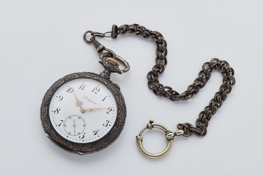 Shooting Tournament 1909 Pocket Watch in Silver
