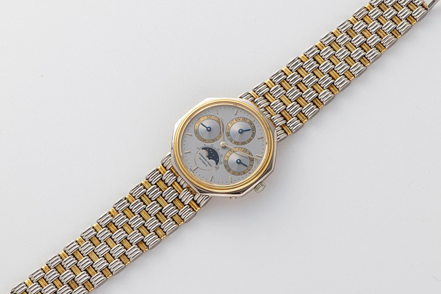 Quantième Perpetual Calendar Ref. 5557CA in 18k White and Yellow Gold