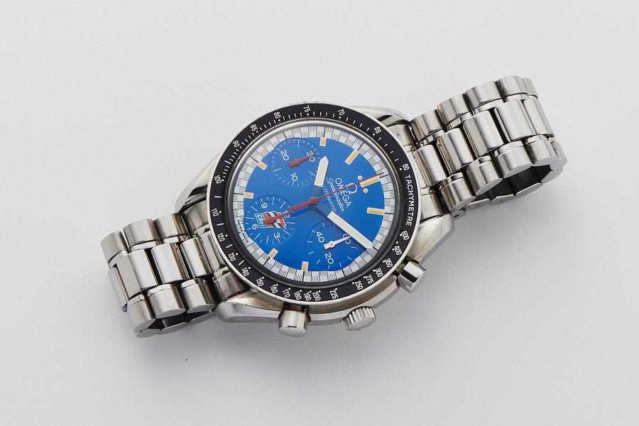 Speedmaster Reduced Ref. 3510.80 'Michael Schumacher' Blue Dial