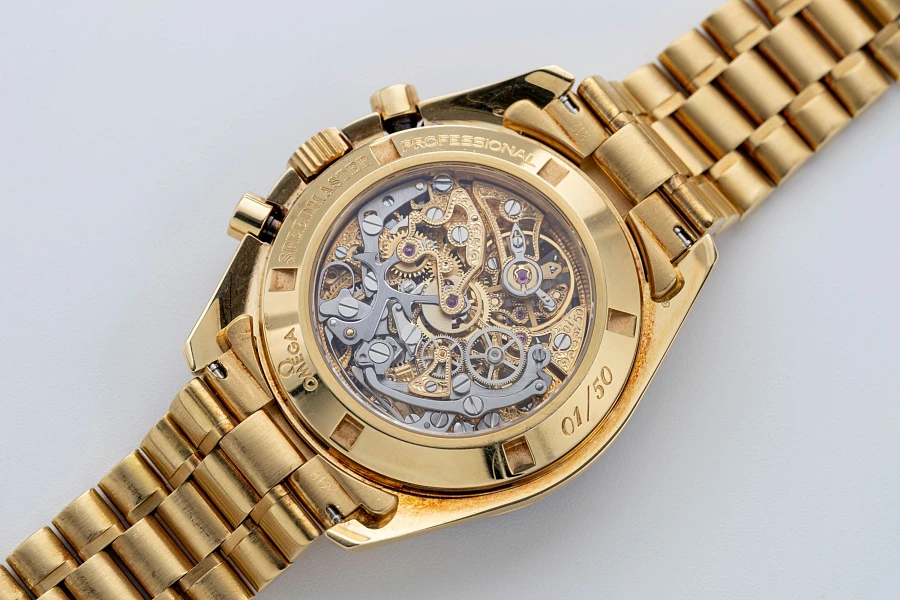 Skeletonized Speedmaster by Armin Strom Ref. 36965081 in 18k Yellow Gold
