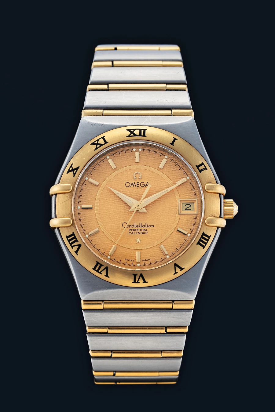 Constellation Pertpetual Calendar Ref. 3961202 in Stainless Steel and 18k Yellow Gold