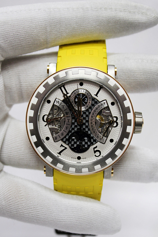 Academia Quantième Perpétuel Sport in Rose Gold and Titanium