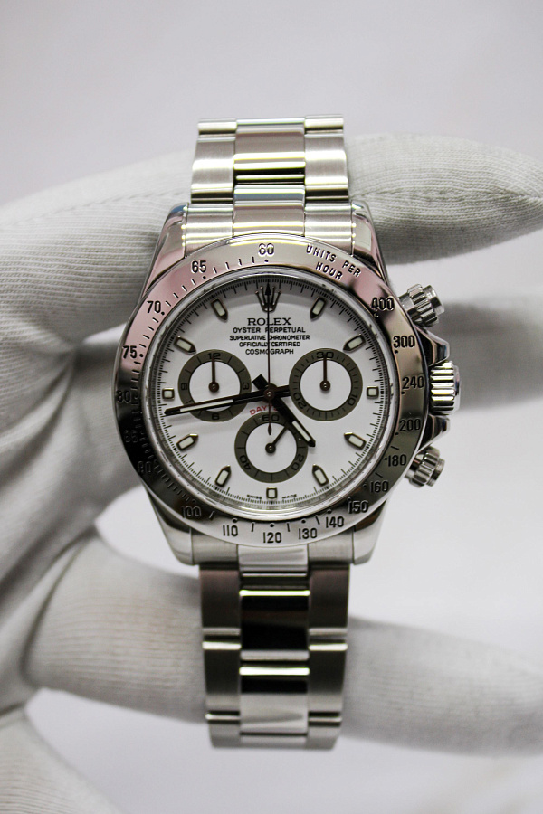 Daytona 116520 Steel White Dial