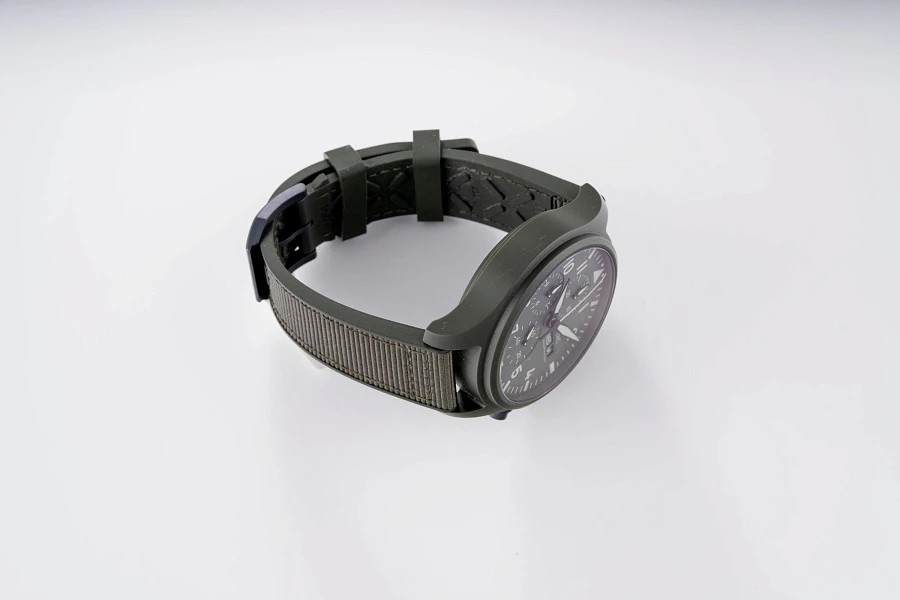 Top Gun Chronograph Ref. IW389106 in Green Ceramic