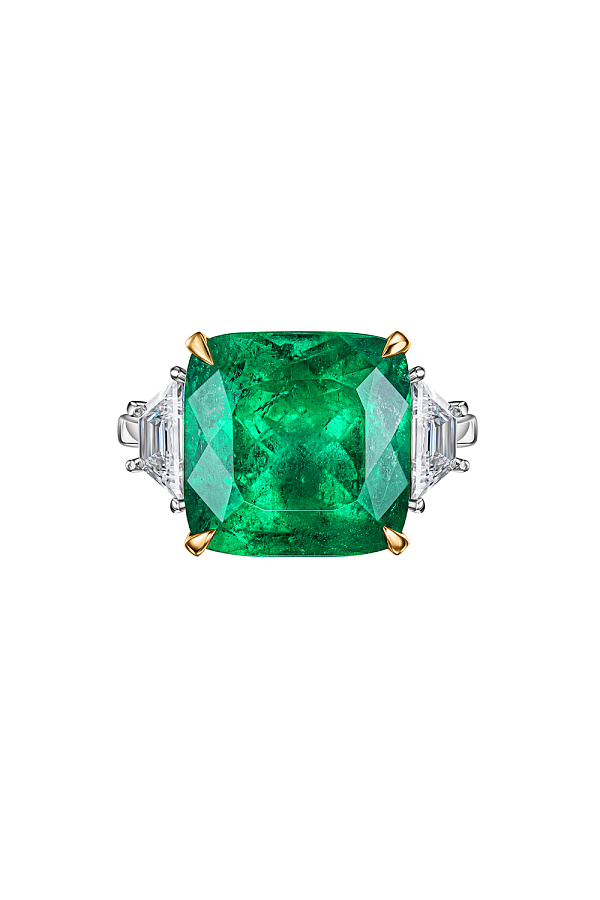 9.56 ct. Emerald Ring
