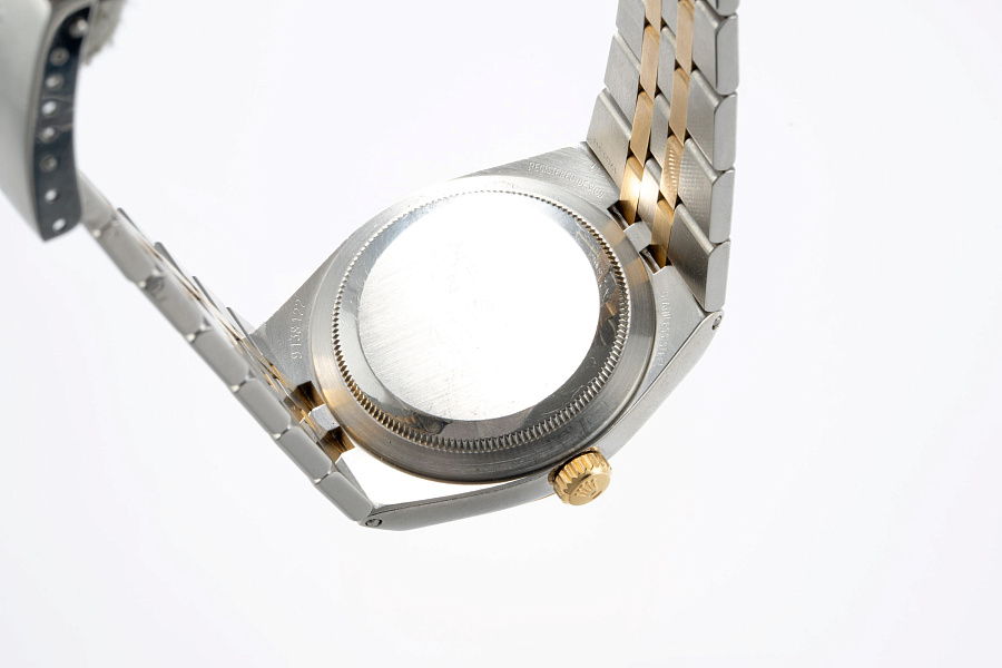Datejust Oysterquartz Ref. 17013 in Stainless Steel and 18k Yellow Gold