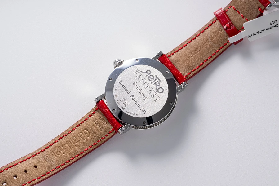 Retro Fantasy Ref. M10 Chinese Jumping Hour with Mother of Pearl Dial in Stainless Steel