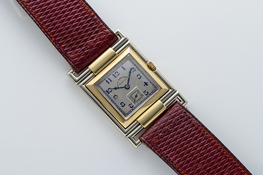 Paul Ditisheim Ornate Dress Watch in 18k Yellow and White Gold