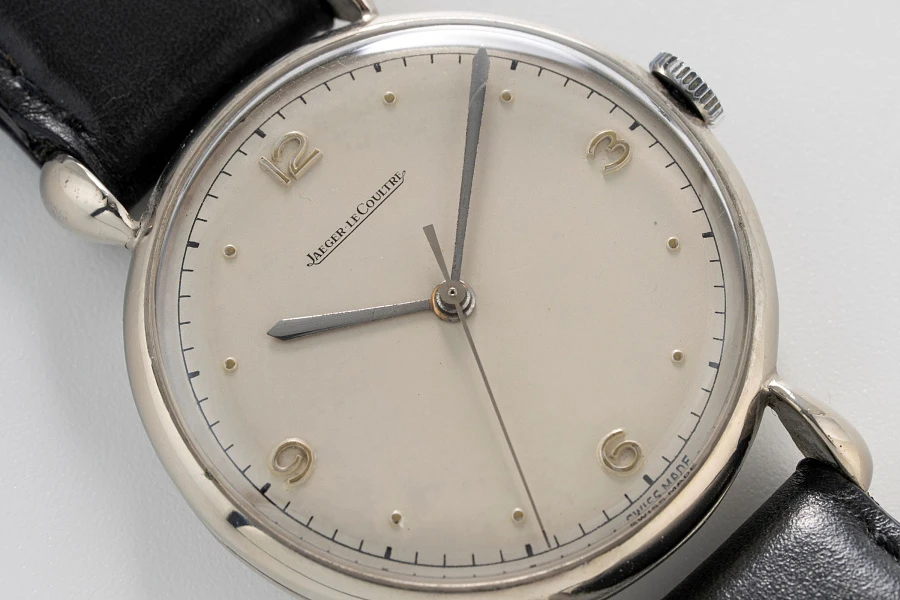 Jumbo Dress Watch with Teardrop Lugs in Stainless Steel