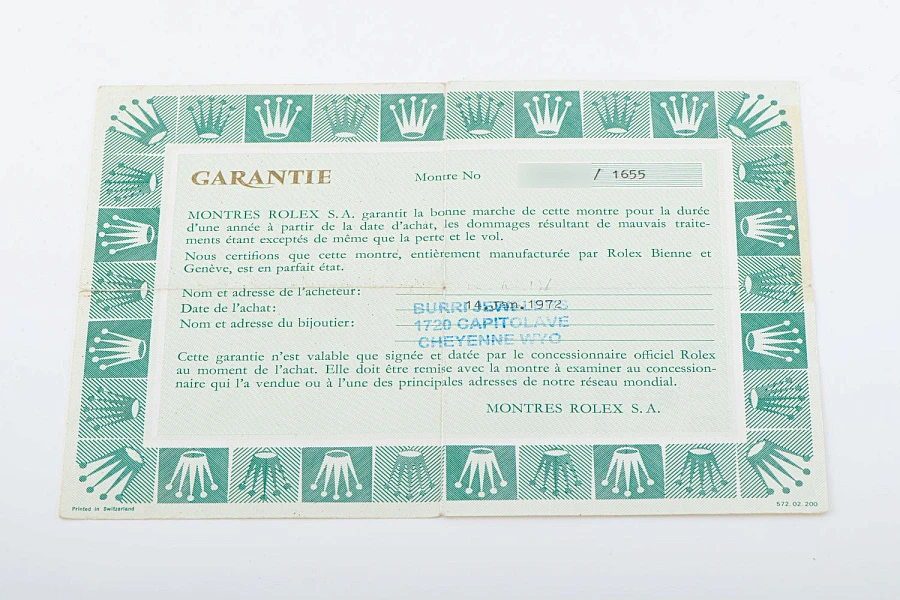 Explorer II Ref. 1655 'Straight Hands' Steve McQueen Mark I